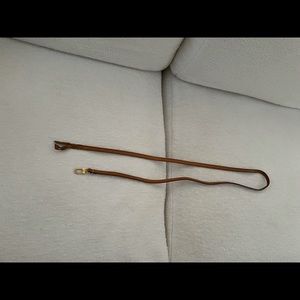 Authentic LOUIS VUITTON leather crossbody strap
